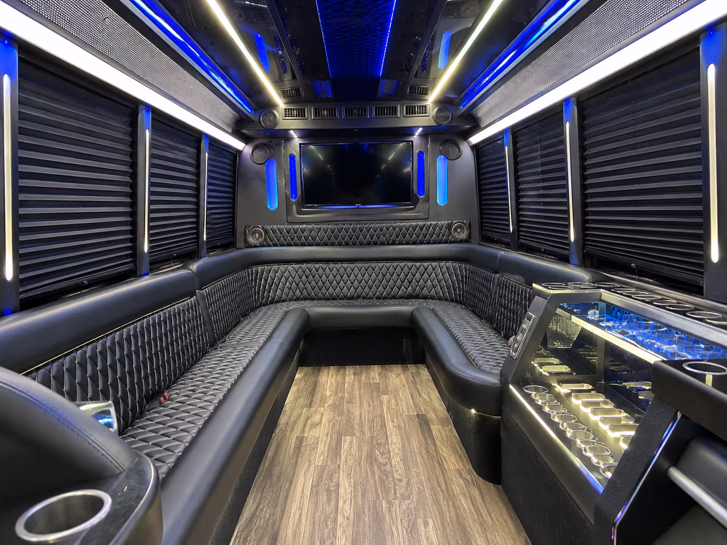 fort smith charter bus interior 2